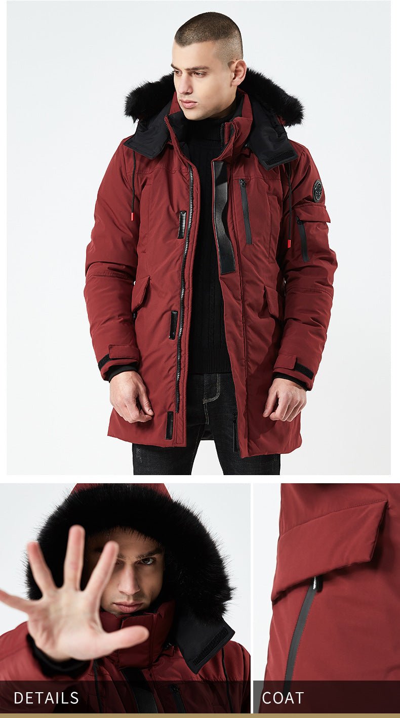 Winter Jacket Men Hooded Coat Thick Casual Outwear Parkas Hombre Padded Windproof Cotton Windbreaker Warm Coat - Starttech Online Market
