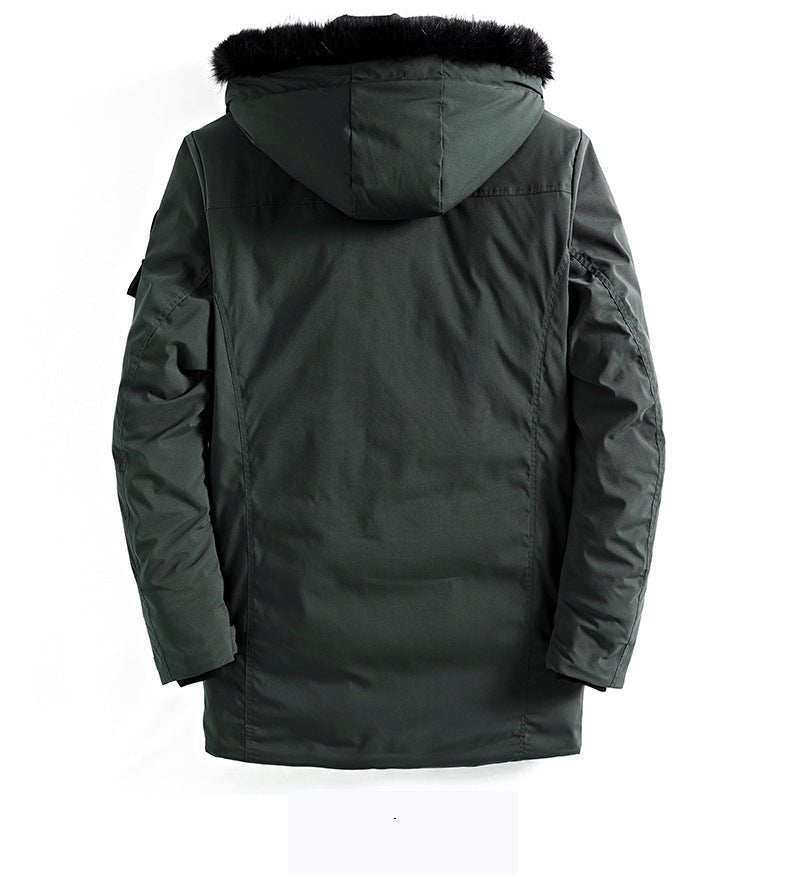 Winter Jacket Men Hooded Coat Thick Casual Outwear Parkas Hombre Padded Windproof Cotton Windbreaker Warm Coat - Starttech Online Market