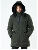 Winter Jacket Men Hooded Coat Thick Casual Outwear Parkas Hombre Padded Windproof Cotton Windbreaker Warm Coat - Starttech Online Market