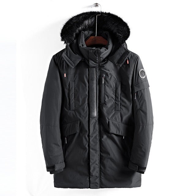 Winter Jacket Men Hooded Coat Thick Casual Outwear Parkas Hombre Padded Windproof Cotton Windbreaker Warm Coat - Starttech Online Market