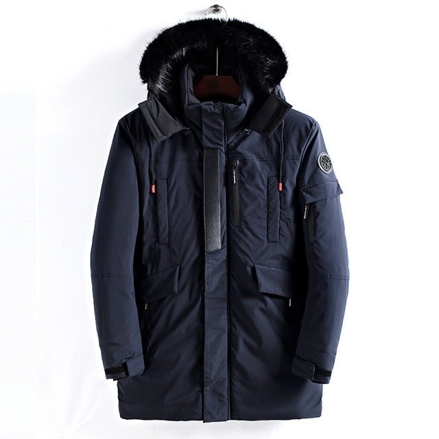 Winter Jacket Men Hooded Coat Thick Casual Outwear Parkas Hombre Padded Windproof Cotton Windbreaker Warm Coat - Starttech Online Market