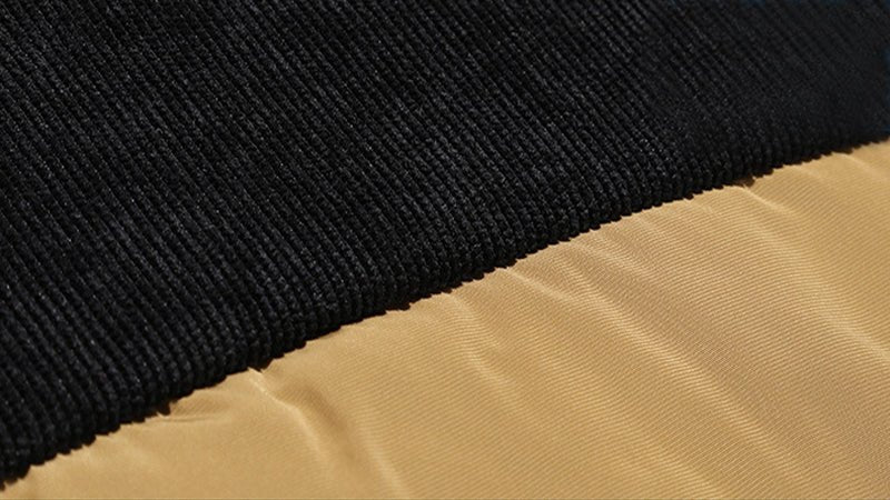 Winter Padded Men's Plus Velvet Jackets Parka Fur Collar Hooded Coat Casual Outerwear Cotton Clothing - Starttech Online Market