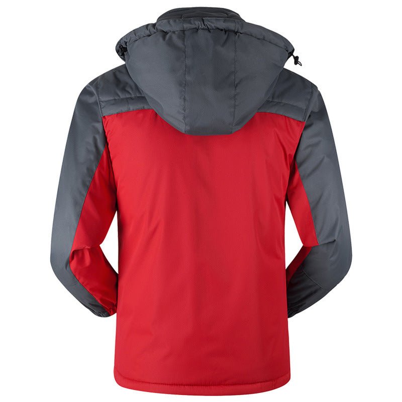 Winter Parka Men Plus Velvet Warm Windproof Coats Mens Military Hooded Jackets Casaco Masculino Casacos Men's Outwear Overcoat - Starttech Online Market