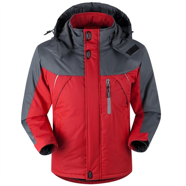 Winter Parka Men Plus Velvet Warm Windproof Coats Mens Military Hooded Jackets Casaco Masculino Casacos Men's Outwear Overcoat - Starttech Online Market