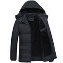 Winter Thick Warm Coat Parkas Hooded Winter Windproof Jacket for Men - Starttech Online Market