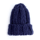 Women Hand Made Knitting Hat High Quality Customizable Logo Winter Warmer Ear Thick Soft Beanie Lady Chunky Knitted Rib Hats - Starttech Online Market