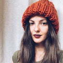 Women Hand Made Knitting Hat High Quality Customizable Logo Winter Warmer Ear Thick Soft Beanie Lady Chunky Knitted Rib Hats - Starttech Online Market