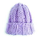 Women Hand Made Knitting Hat High Quality Customizable Logo Winter Warmer Ear Thick Soft Beanie Lady Chunky Knitted Rib Hats - Starttech Online Market