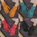 Women Winter Touch Screen Gloves Thicken Wool Warm Knitted Stretch Gloves - Starttech Online Market