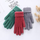 Women Winter Touch Screen Gloves Thicken Wool Warm Knitted Stretch Gloves - Starttech Online Market