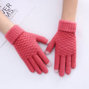 Women Winter Touch Screen Gloves Thicken Wool Warm Knitted Stretch Gloves - Starttech Online Market