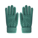 Women Winter Touch Screen Gloves Thicken Wool Warm Knitted Stretch Gloves - Starttech Online Market