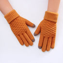 Women Winter Touch Screen Gloves Thicken Wool Warm Knitted Stretch Gloves - Starttech Online Market