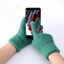 Women Winter Touch Screen Gloves Thicken Wool Warm Knitted Stretch Gloves - Starttech Online Market
