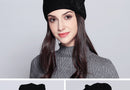 Wool Vogue Butterfly Rhinestones High Quality Autumn Winter Knitted Beanie Female Hats - Starttech Online Market