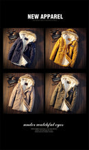 XingDeng Men Coats Winter Casual Mens dressy Tops Jacket Male Slim Thicken Fur Hooded Outwear Warm Coat Top Brand Clothing - Starttech Online Market