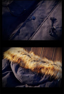 XingDeng Men Coats Winter Casual Mens dressy Tops Jacket Male Slim Thicken Fur Hooded Outwear Warm Coat Top Brand Clothing - Starttech Online Market