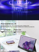 ZEUSLAP Portable Monitor Ultrathin 15.6inch touch/non touch 1080P FHD HDR IPS USB-C for laptop phone xbox cctv camera PS4 PS5 - Starttech Online Market